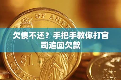 武汉欠债不还？手把手教你打官司追回欠款