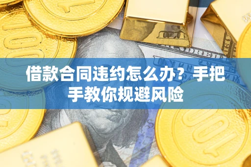 武汉借款合同违约怎么办？手把手教你规避风险