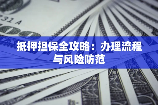 武汉抵押担保全攻略：办理流程与风险防范