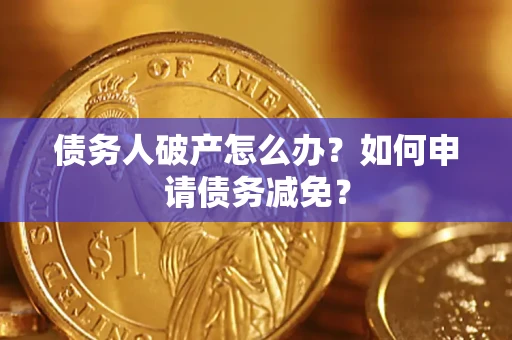 武汉债务人破产怎么办？如何申请债务减免？