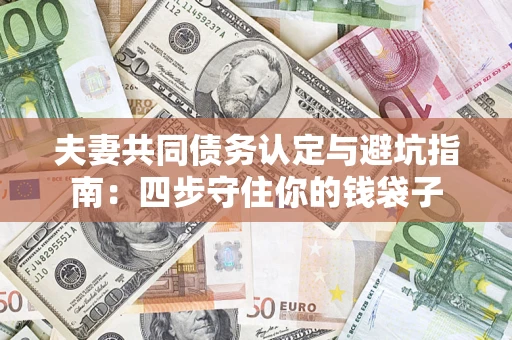 武汉夫妻共同债务认定与避坑指南：四步守住你的钱袋子