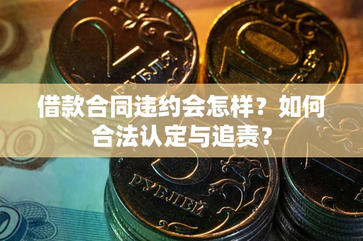 武汉借款合同违约会怎样？如何合法认定与追责？