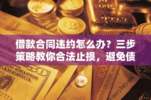 武汉借款合同违约怎么办？三步策略教你合法止损，避免债务危机升级