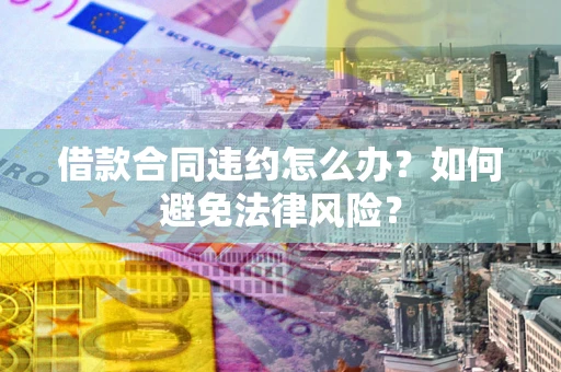 武汉借款合同违约怎么办？如何避免法律风险？