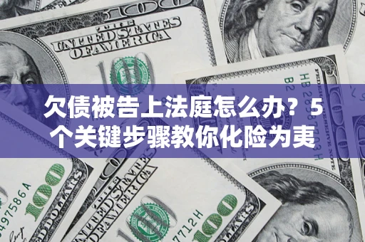 武汉欠债被告上法庭怎么办？5个关键步骤教你化险为夷